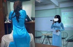 Студенты были развратны учительницей.